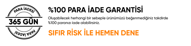 365 Gün İade Garantisi